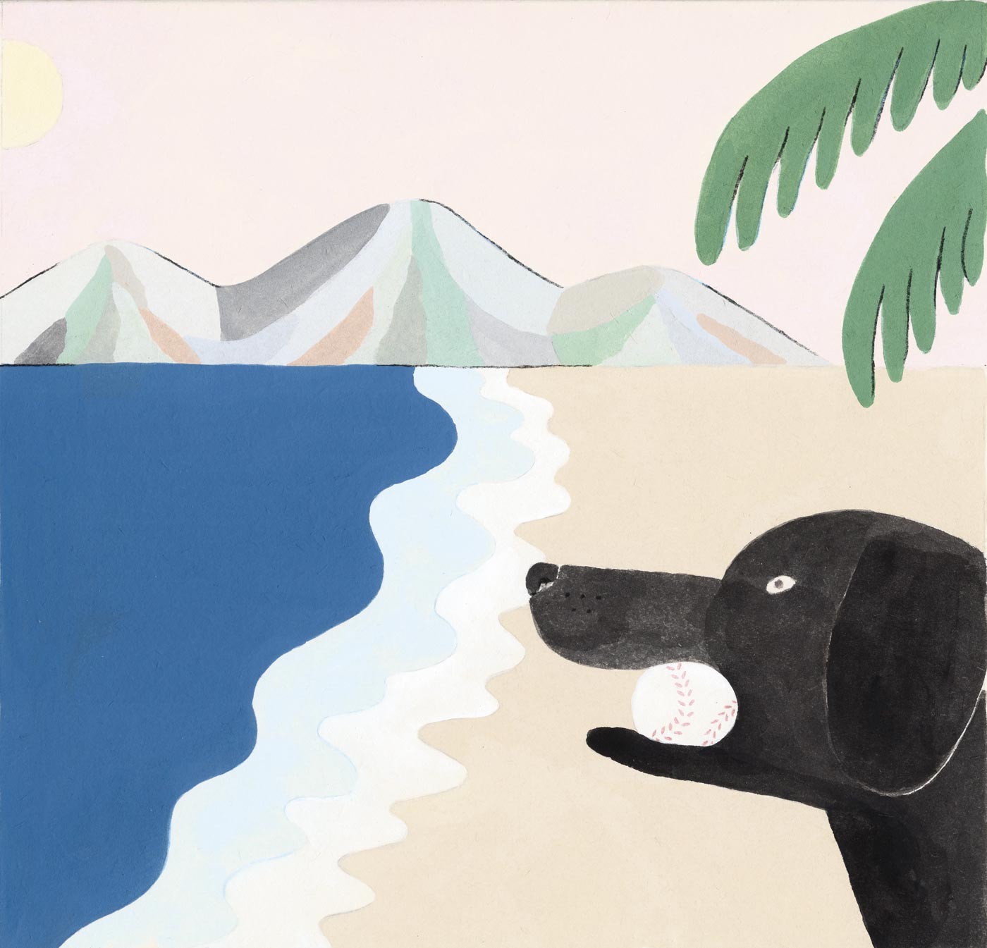 梅本香子個展「山と犬と」